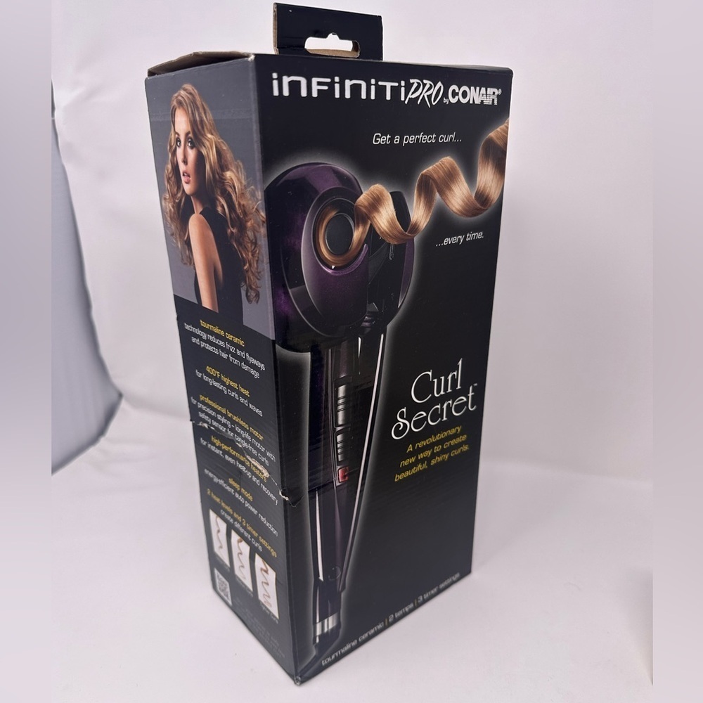 NWT Infiniti Con Air Curl Secret Hair Styling Tool